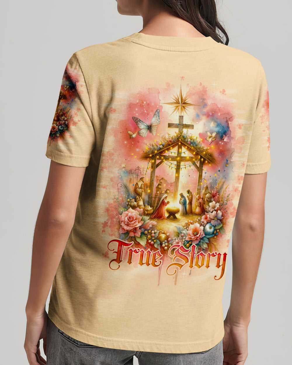 True Story Christmas Women's All Over Print Shirt - Tlno0911234, easychoo.com