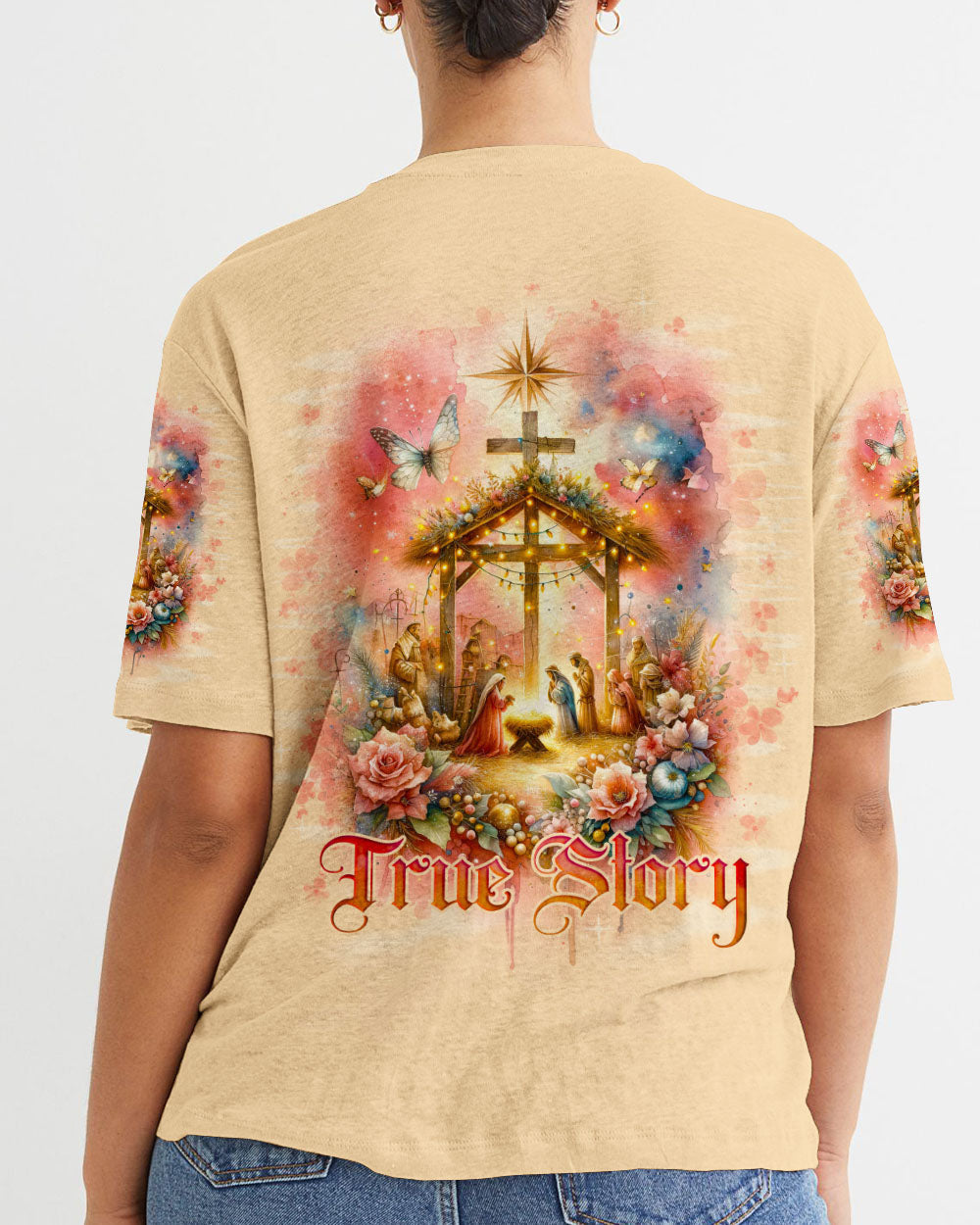 True Story Christmas Women's All Over Print Shirt - Tlno0911234, easychoo.com