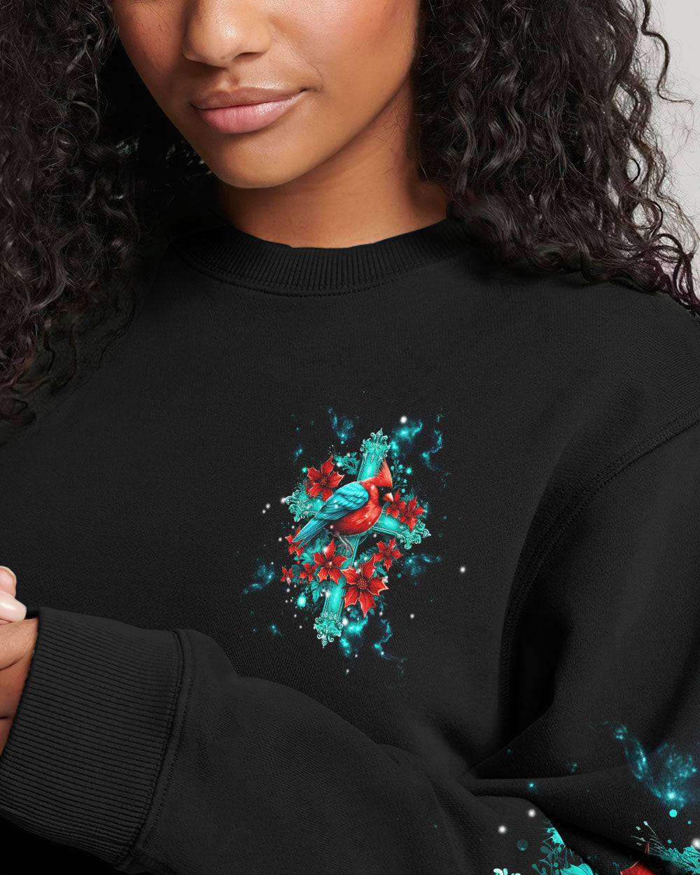 Never Lose Hope Cardinal Christmas Women's All Over Print Shirt - Tltw2710234, easychoo.com