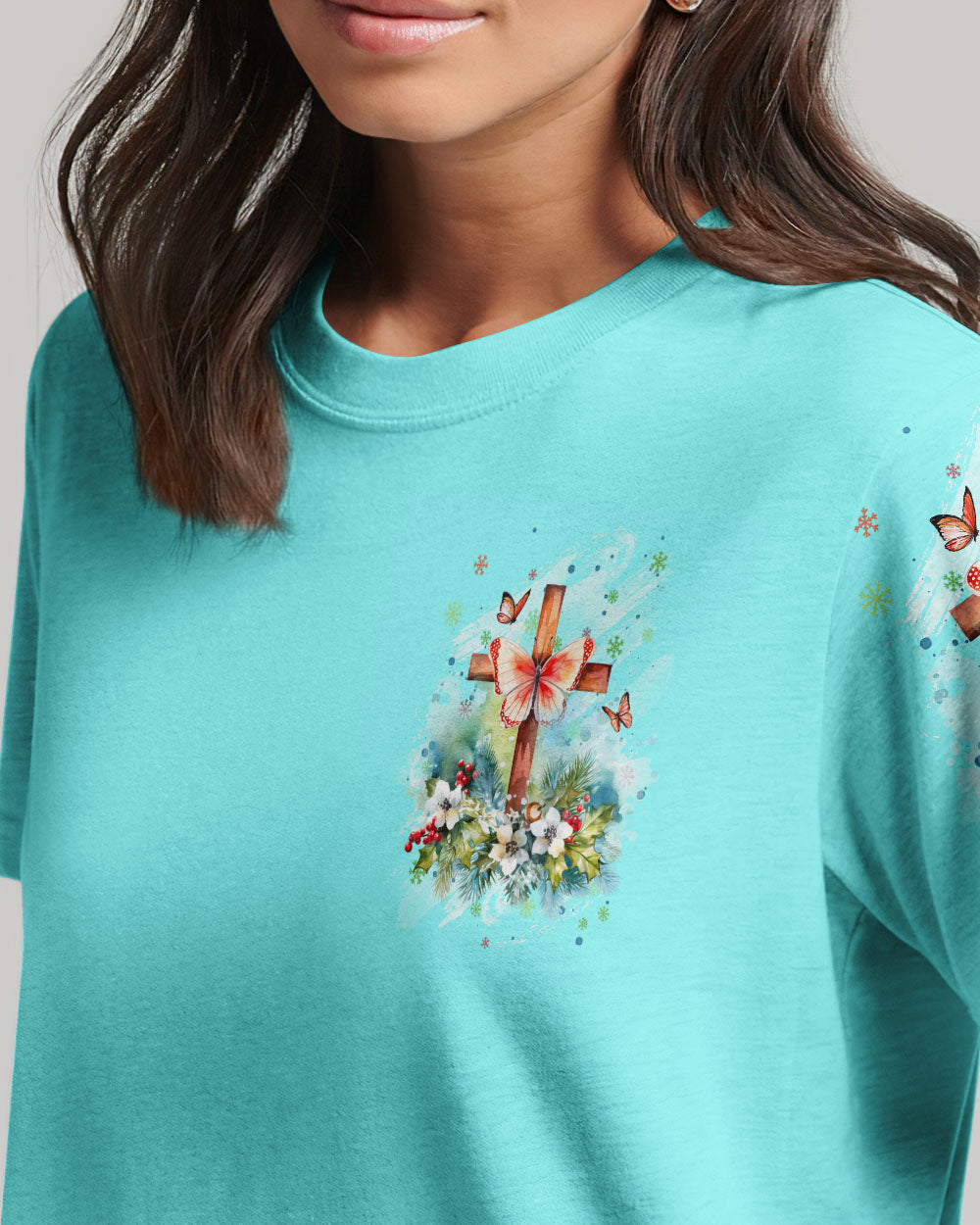 Jesus Is The Reason For The Season Christmas Women's All Over Print Shirt - Yhdu3010232, easychoo.com