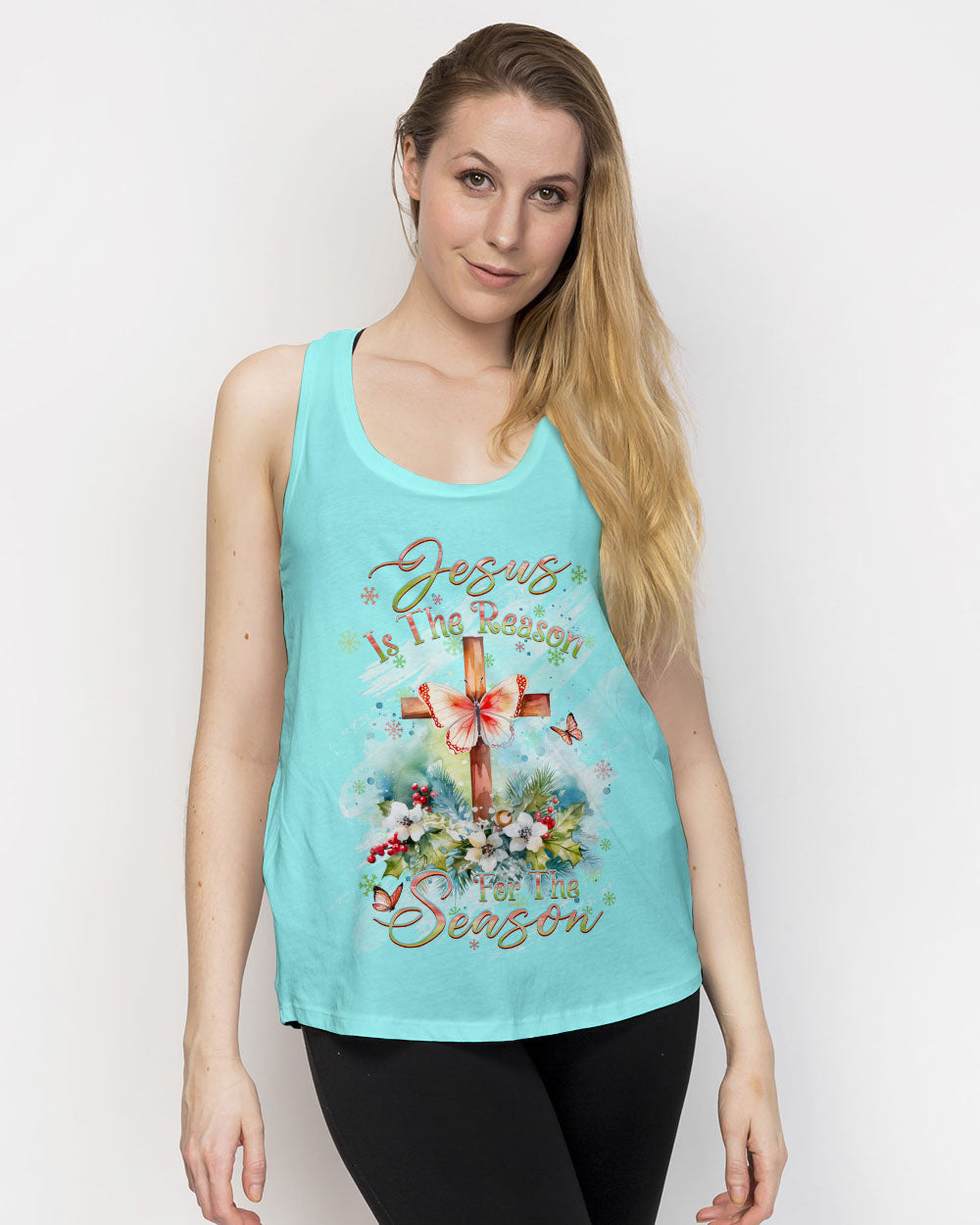 Jesus Is The Reason For The Season Christmas Women's All Over Print Shirt - Yhdu3010232, easychoo.com