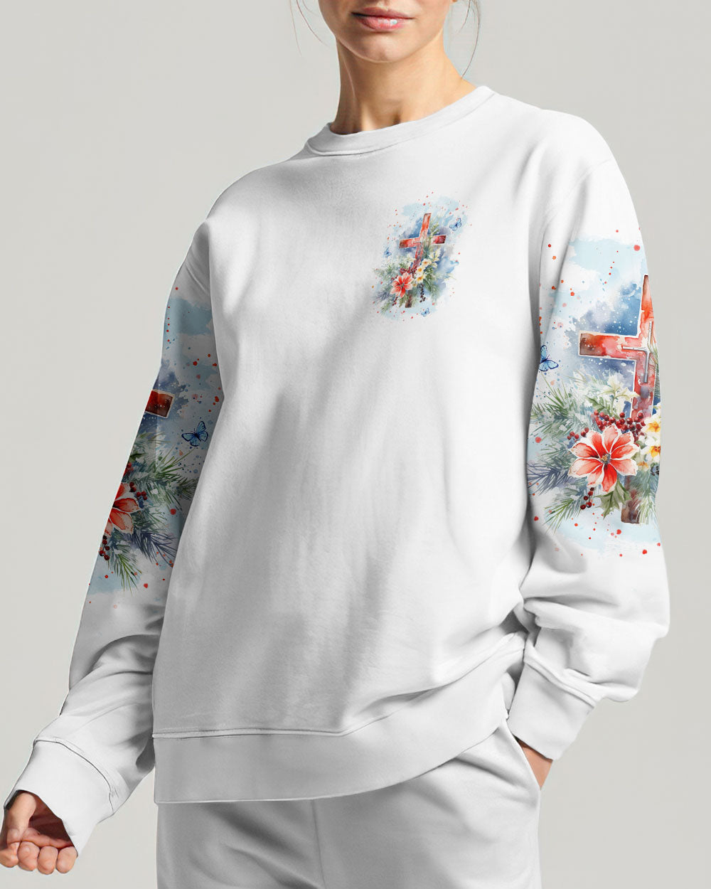 With God All Things Are Possible Christmas Women's All Over Print Shirt - Yhkd0611231, easychoo.com
