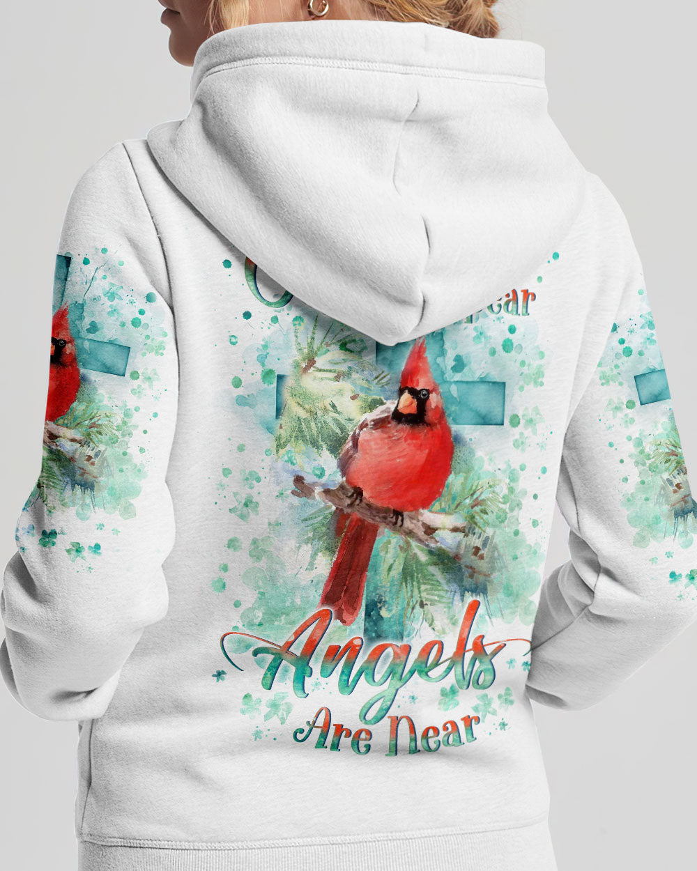 When Cardinals Appear Angels Are Near Christmas Women's All Over Print Shirt - Yhln2612233, easychoo.com