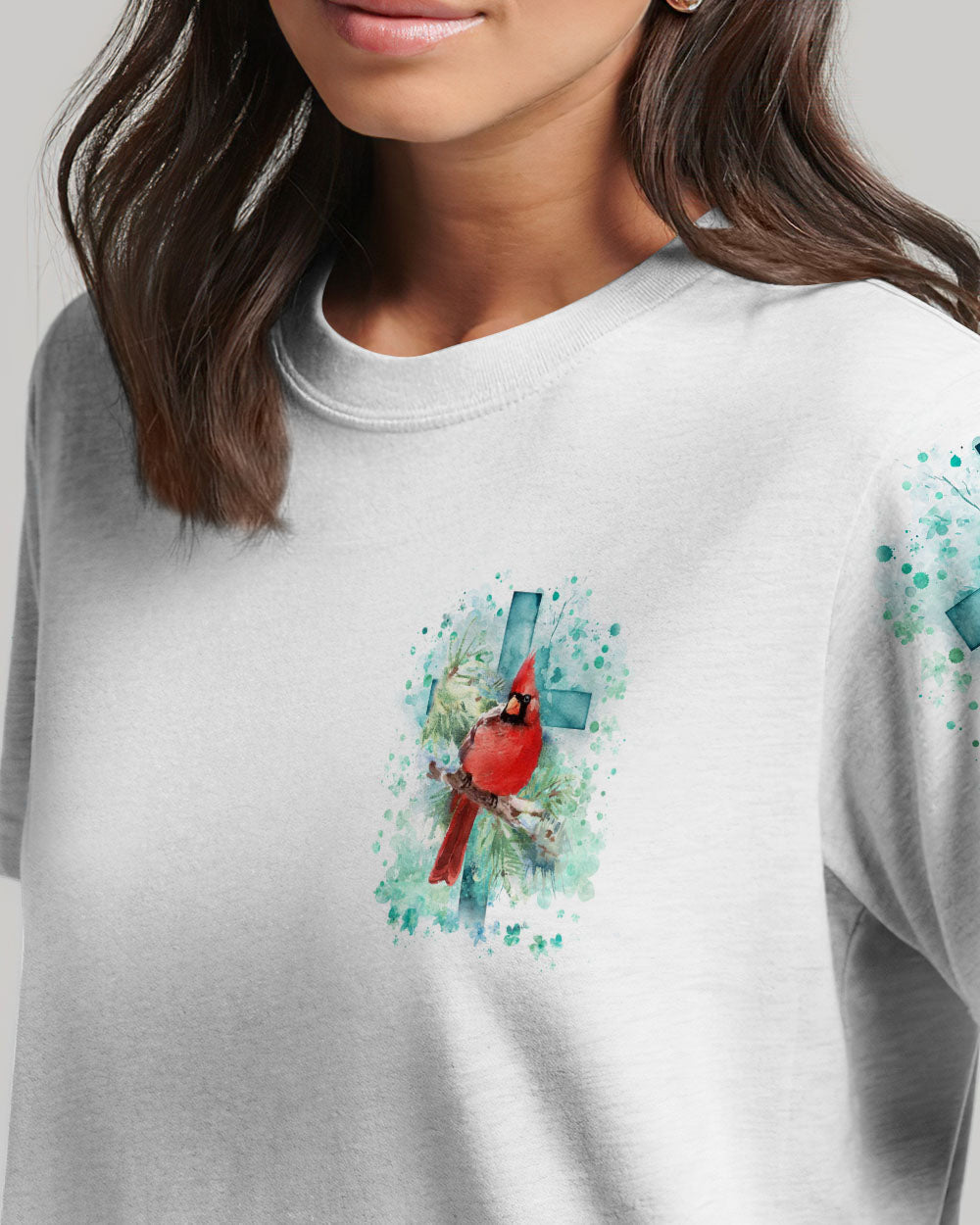 When Cardinals Appear Angels Are Near Christmas Women's All Over Print Shirt - Yhln2612233, easychoo.com