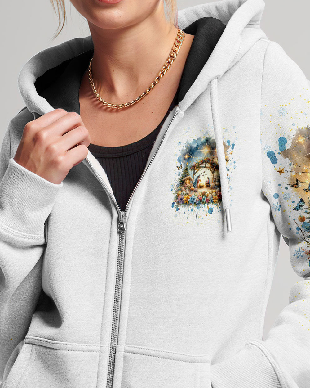 Glory To The NewBorn King Christmas Women's All Over Print Shirt - Tlnt0711232, easychoo.com
