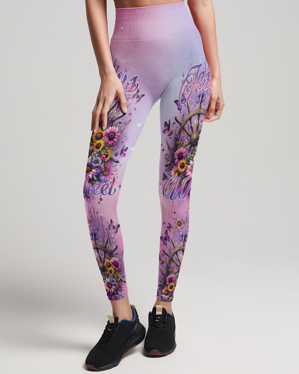 Jesus Take The Wheel Floral Women's All Over Print Shirt - Tlno2211234, easychoo.com