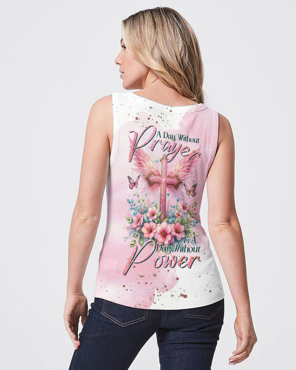 A Day Without Prayer Is A Day Without Power Women's All Over Print Shirt - Tltr0111233, easychoo.com