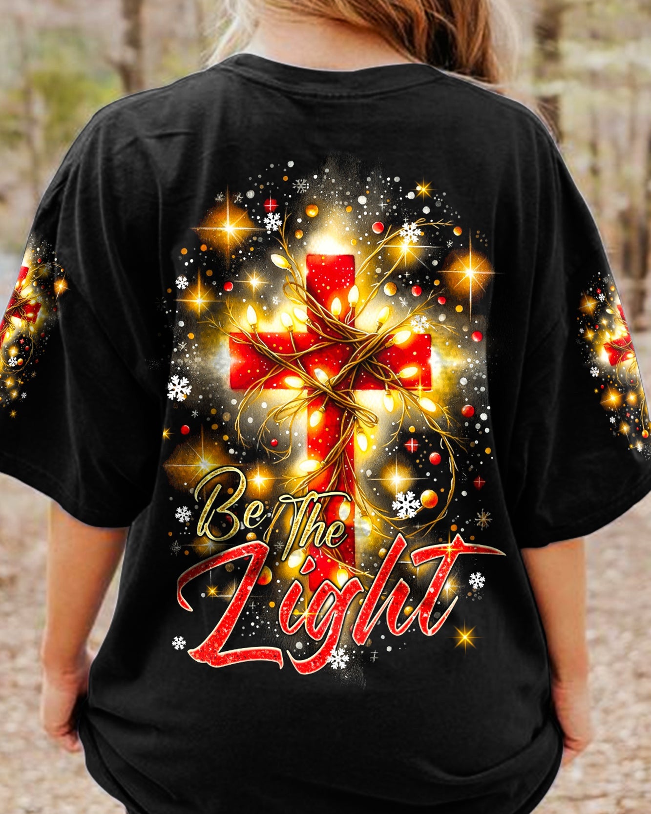 Be The Light Christmas All Over Print Shirt - Tyqy2110234, easychoo.com
