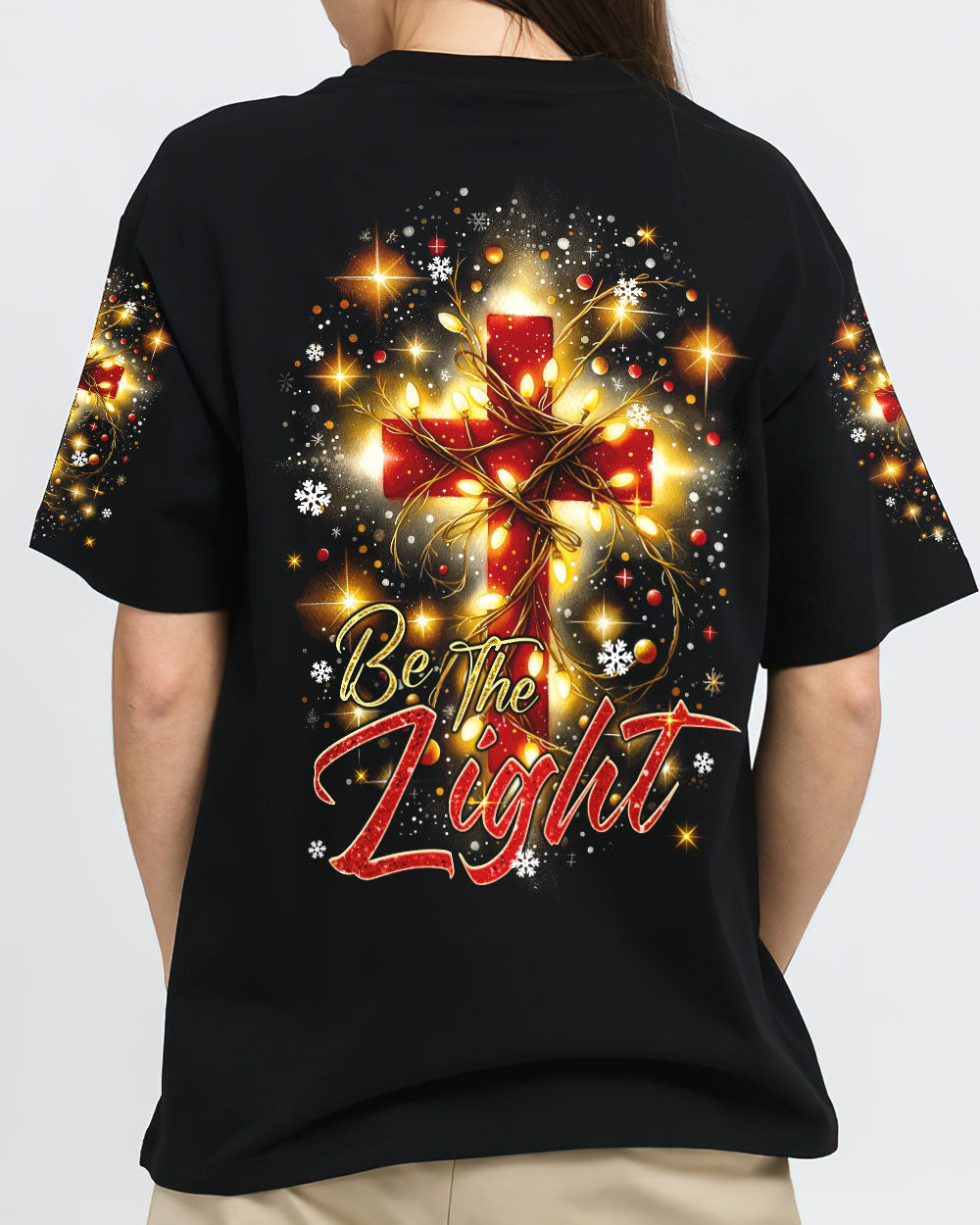 Be The Light Christmas All Over Print Shirt - Tyqy2110234, easychoo.com