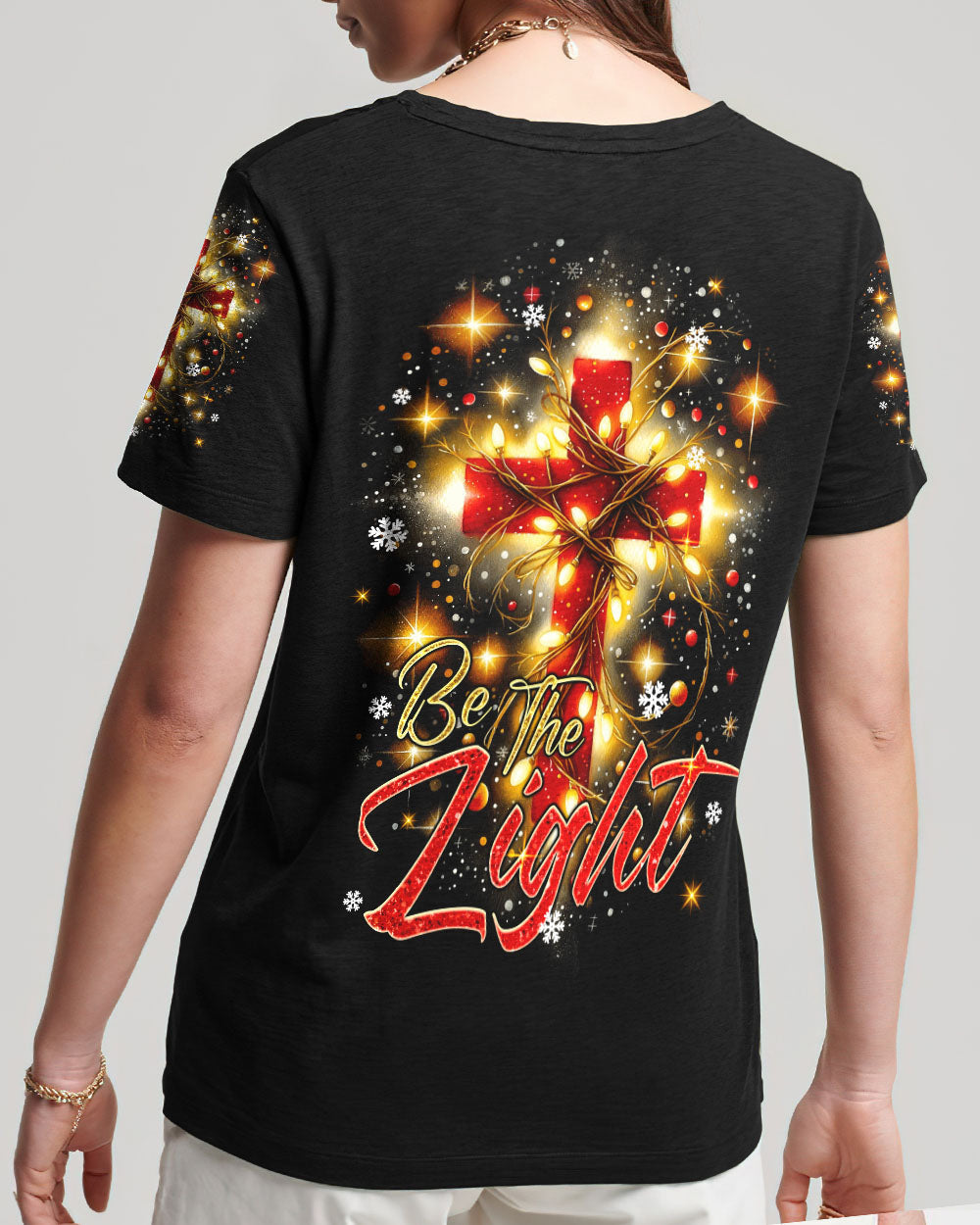 Be The Light Christmas All Over Print Shirt - Tyqy2110234, easychoo.com