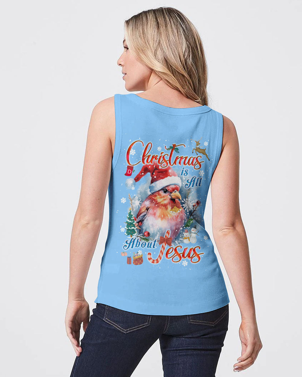 Christmas Is All About Jesus Women's All Over Print Shirt - Tyqy1409232, easychoo.com