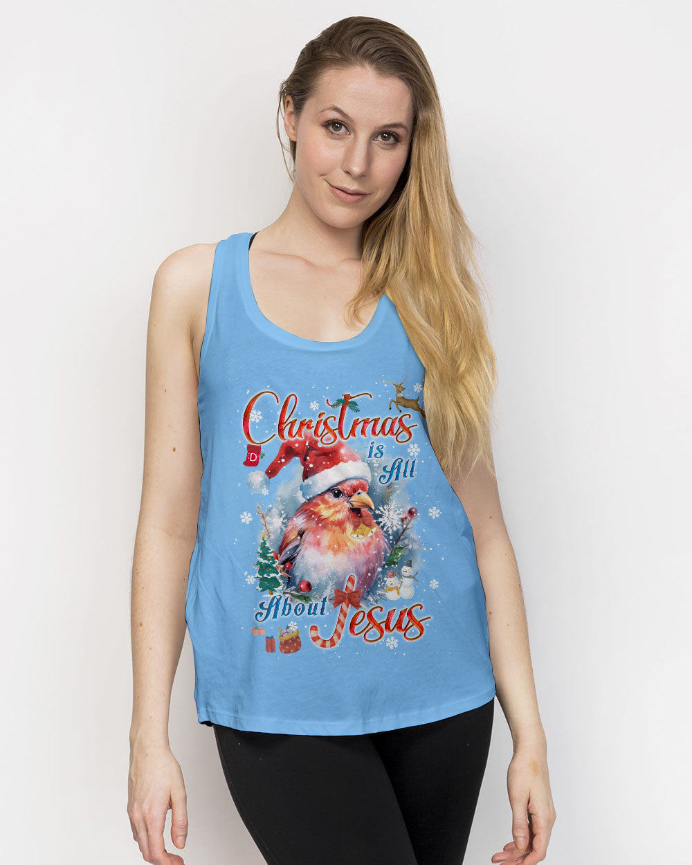 Christmas Is All About Jesus Women's All Over Print Shirt - Tyqy1409232, easychoo.com
