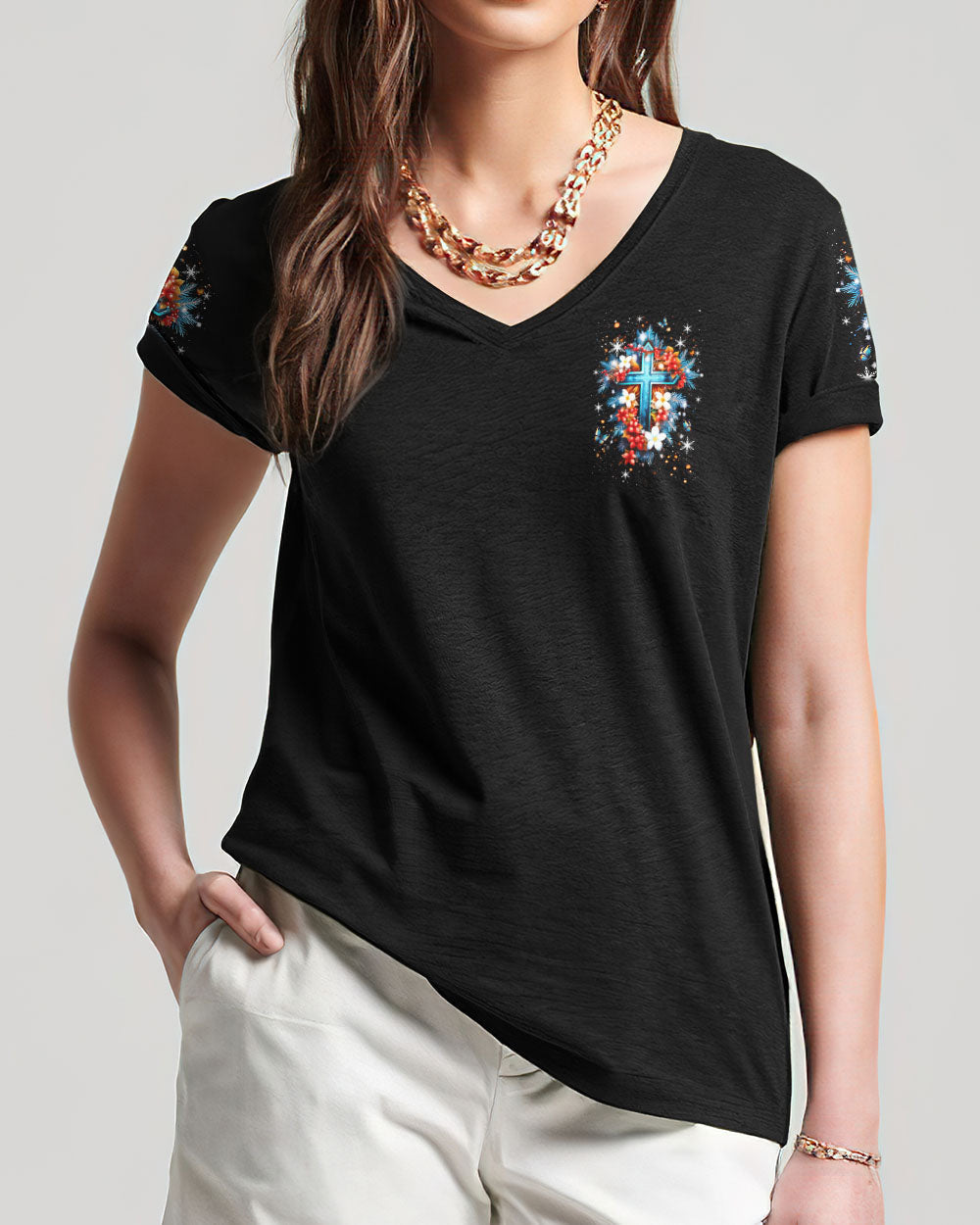Jesus Is The Reason For The Season Christmas Women's All Over Print Shirt - Yhdu2310232, easychoo.com