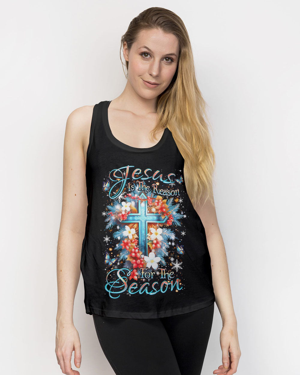 Jesus Is The Reason For The Season Christmas Women's All Over Print Shirt - Yhdu2310232, easychoo.com