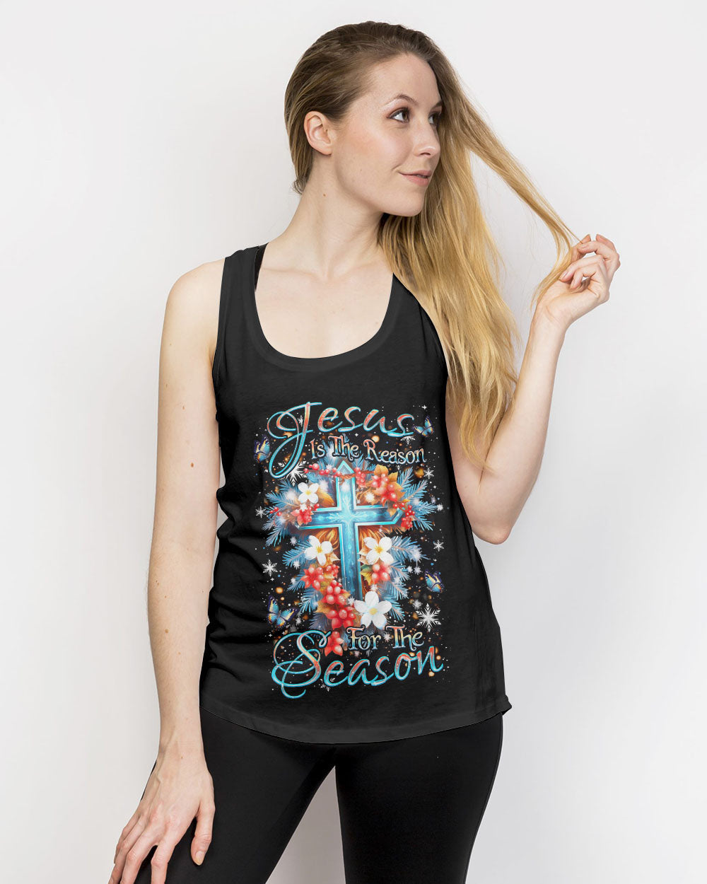 Jesus Is The Reason For The Season Christmas Women's All Over Print Shirt - Yhdu2310232, easychoo.com