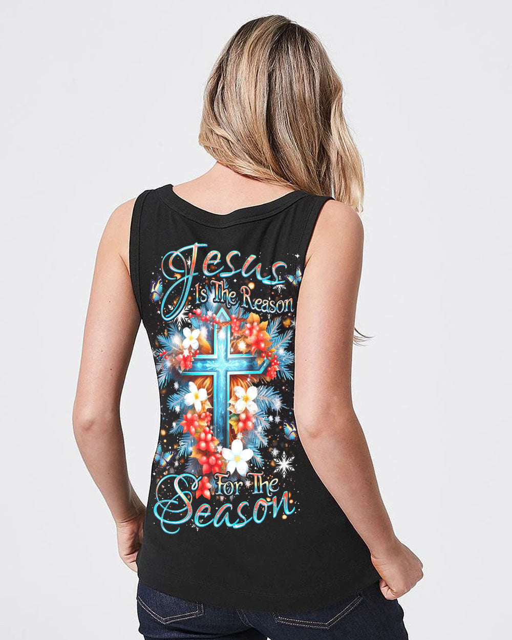 Jesus Is The Reason For The Season Christmas Women's All Over Print Shirt - Yhdu2310232, easychoo.com