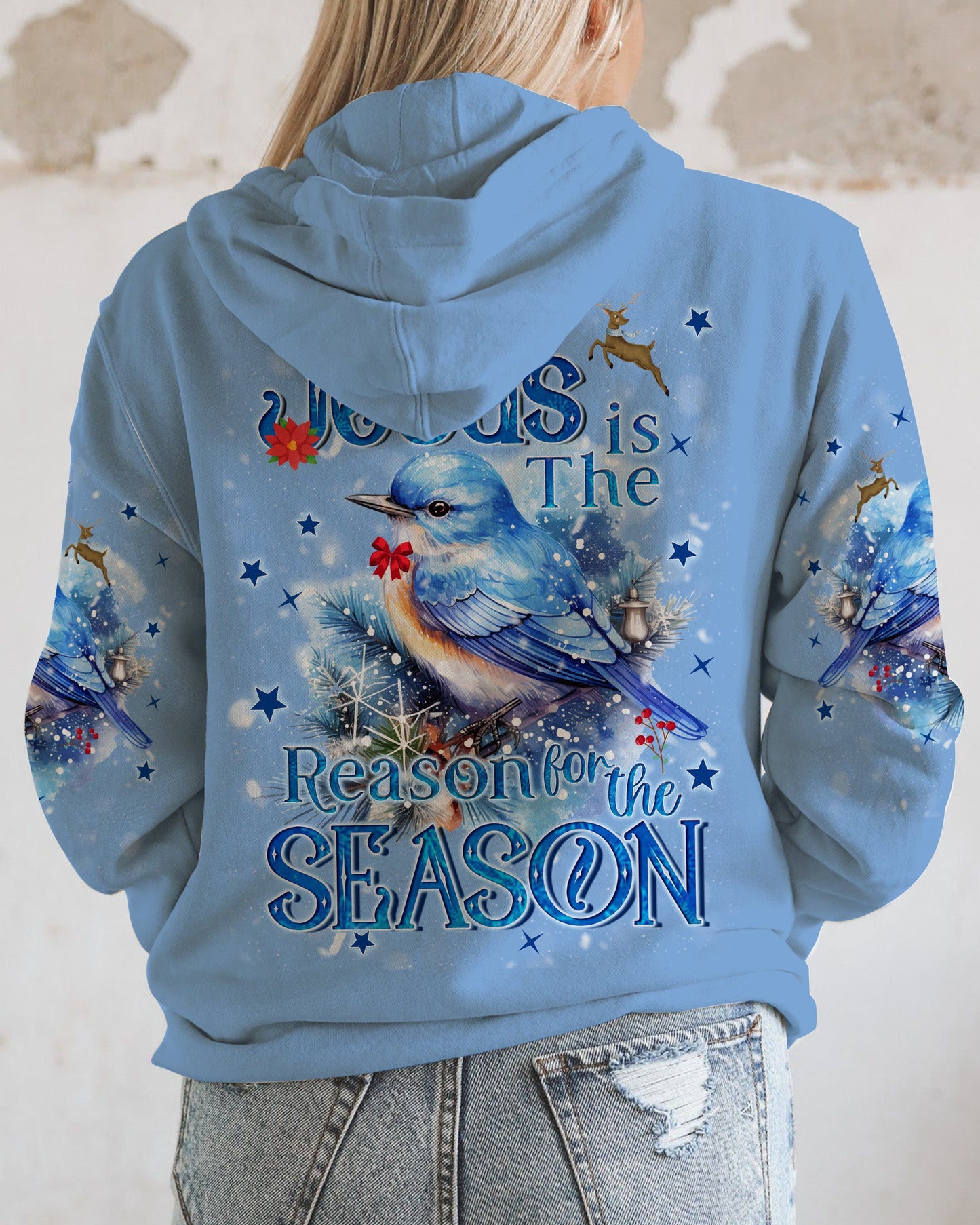 Jesus Is The Reason For The Christmas Women's All Over Print Shirt - Tyqy1509232, easychoo.com