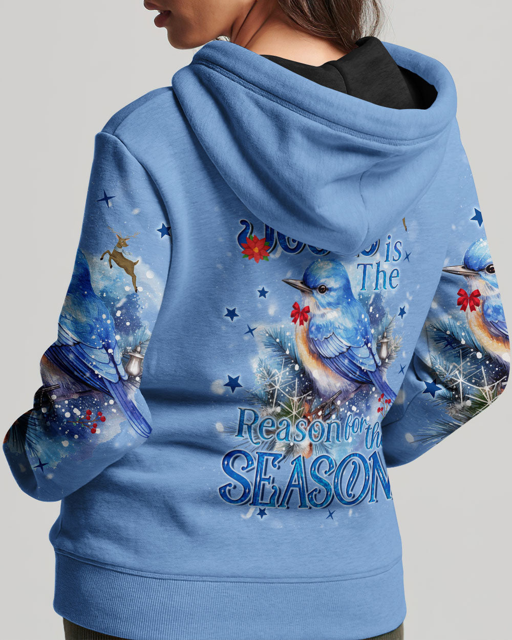 Jesus Is The Reason For The Christmas Women's All Over Print Shirt - Tyqy1509232, easychoo.com