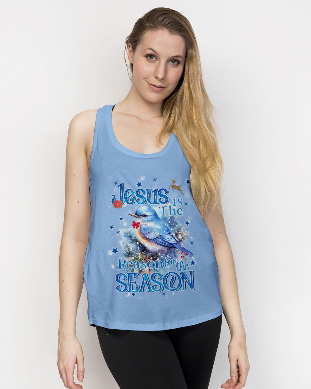 Jesus Is The Reason For The Christmas Women's All Over Print Shirt - Tyqy1509232, easychoo.com