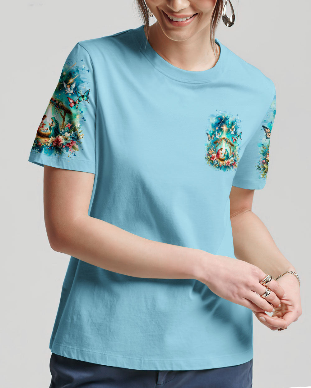 True Story Christmas Women's All Over Print Shirt - Tyqy2510234, easychoo.com