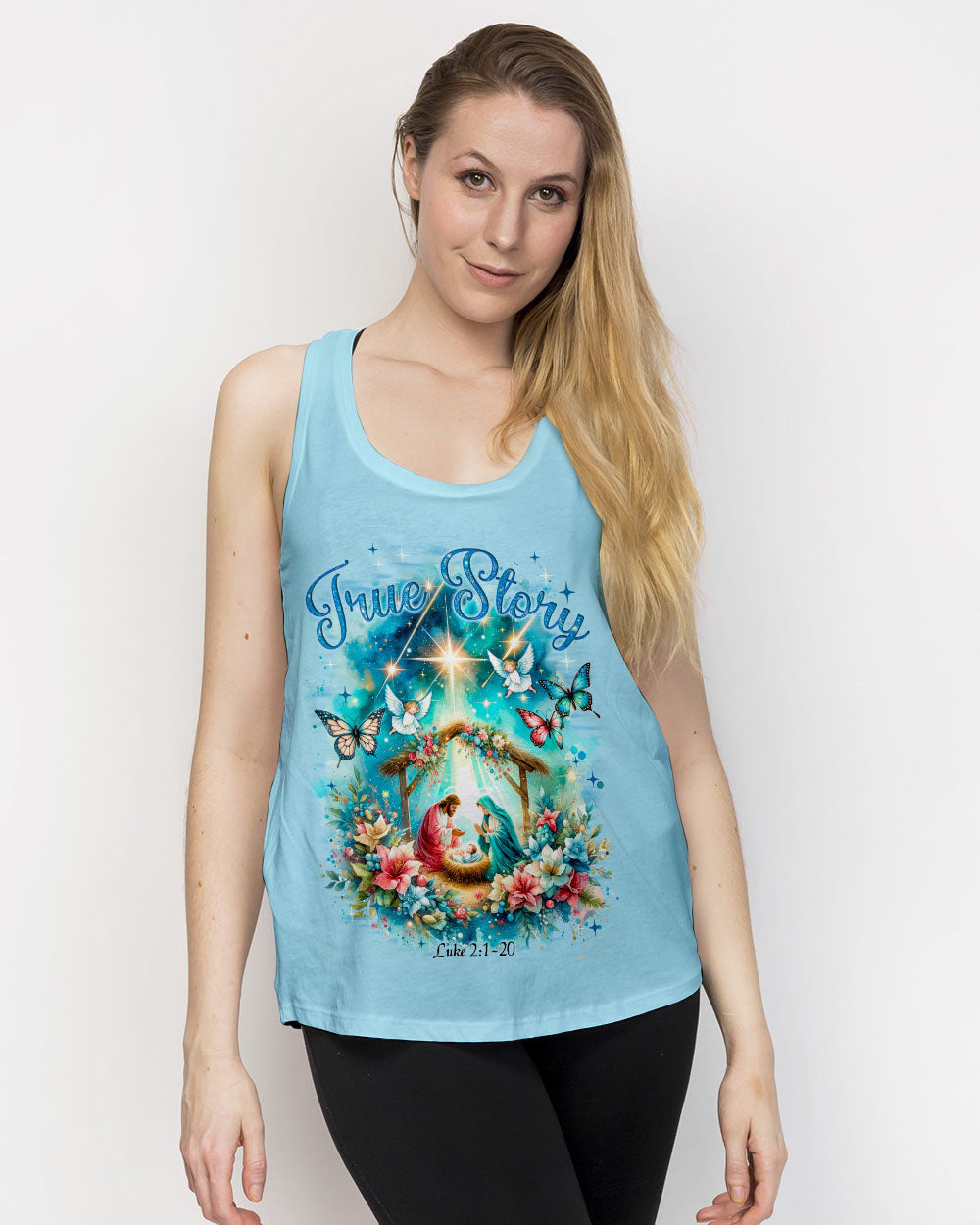 True Story Christmas Women's All Over Print Shirt - Tyqy2510234, easychoo.com
