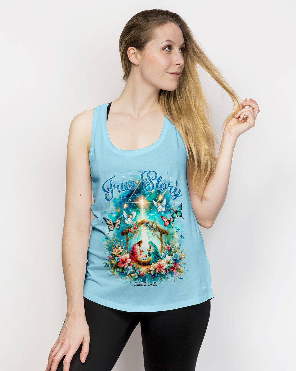 True Story Christmas Women's All Over Print Shirt - Tyqy2510234, easychoo.com