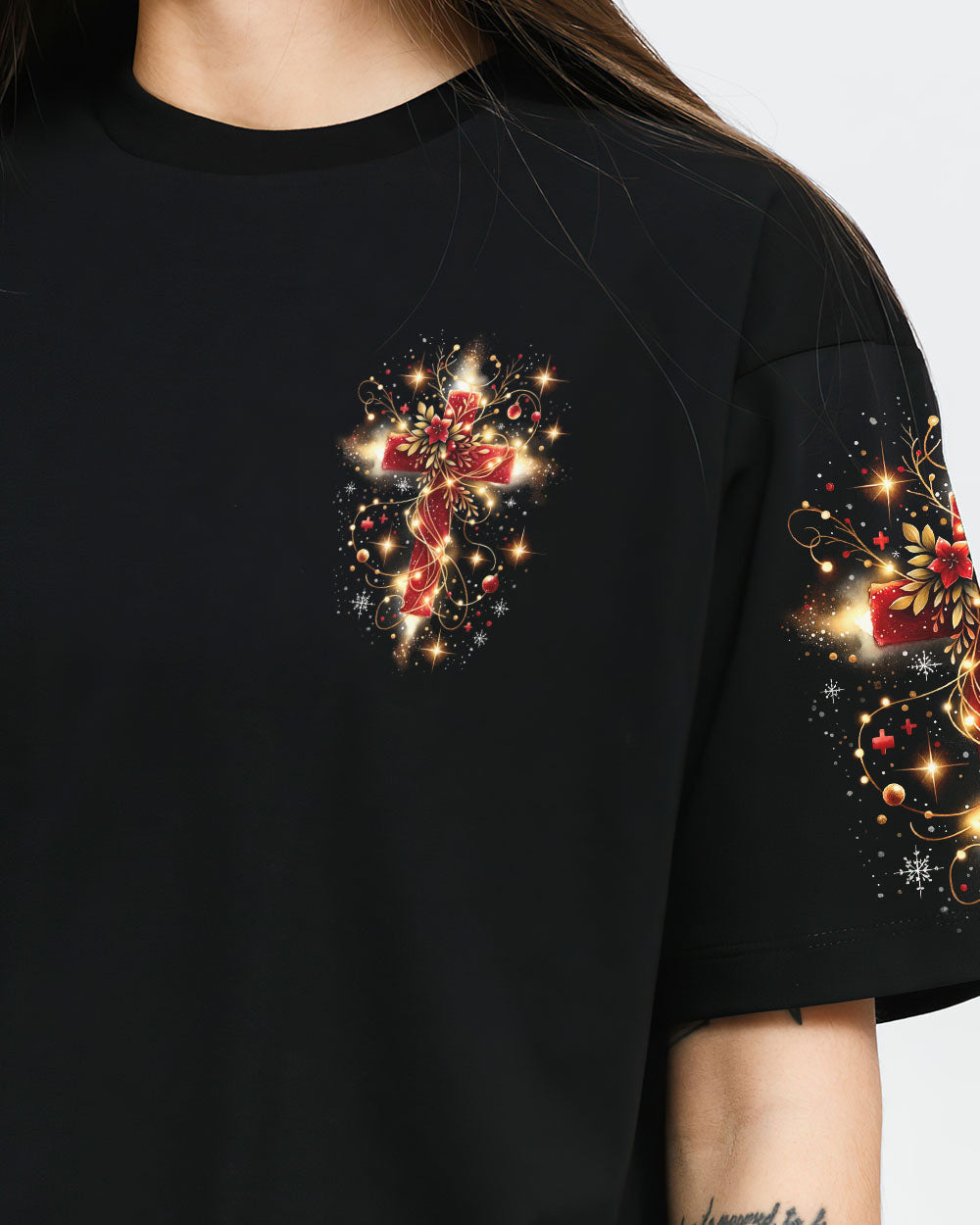 Lord Stood With Me Christmas Women's All Over Print Shirt - Tytd2110231, easychoo.com