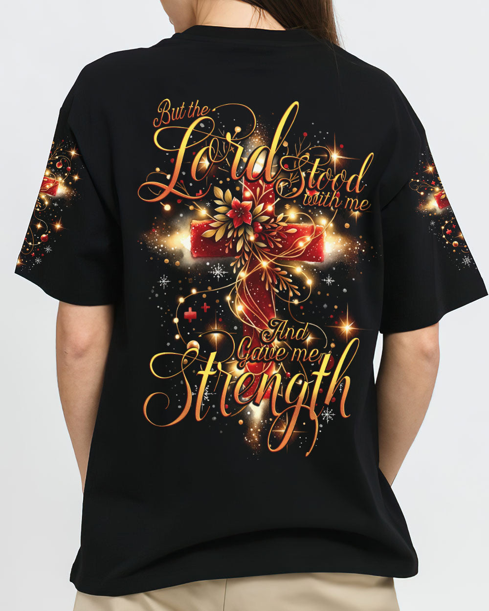 Lord Stood With Me Christmas Women's All Over Print Shirt - Tytd2110231, easychoo.com
