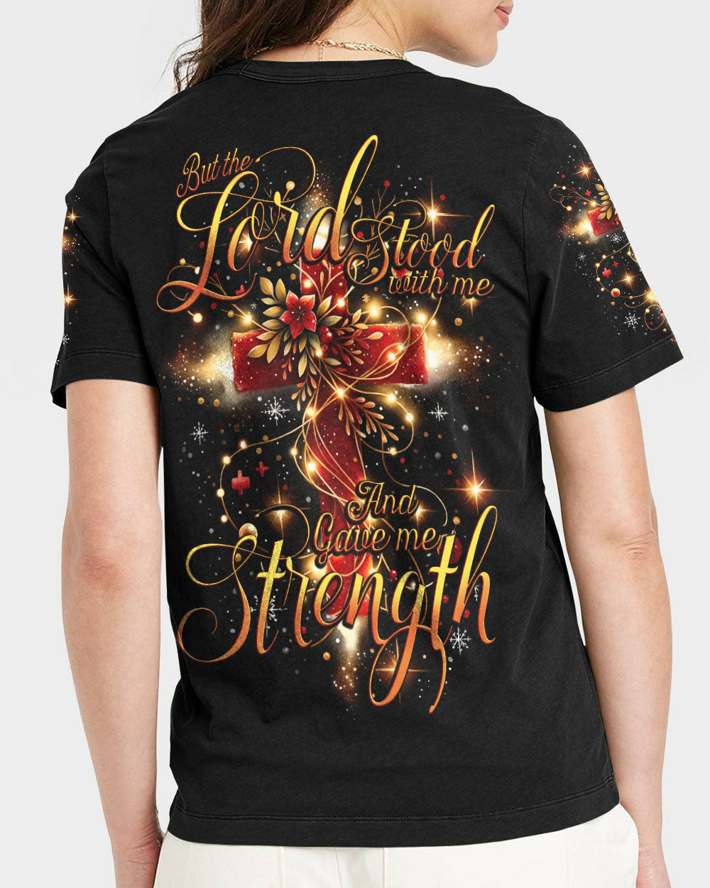 Lord Stood With Me Christmas Women's All Over Print Shirt - Tytd2110231, easychoo.com