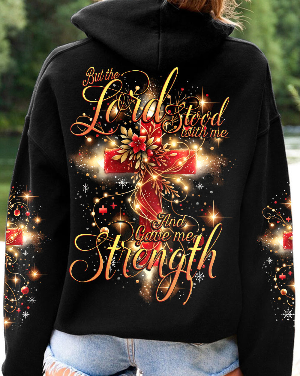 Lord Stood With Me Christmas Women's All Over Print Shirt - Tytd2110231, easychoo.com