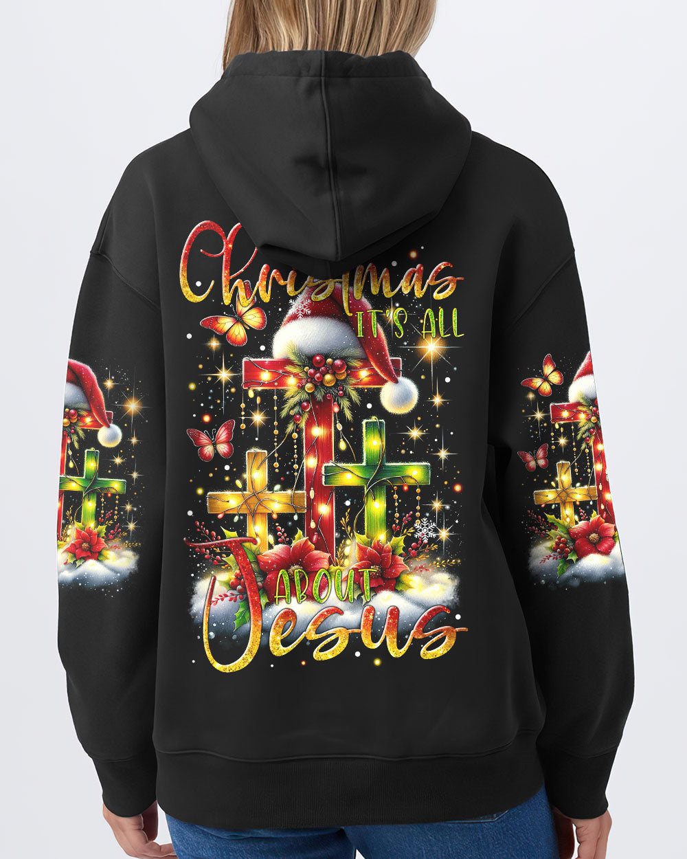 It's All About Jesus Christmas Women's All Over Print Shirt - Tytm2310232, easychoo.com