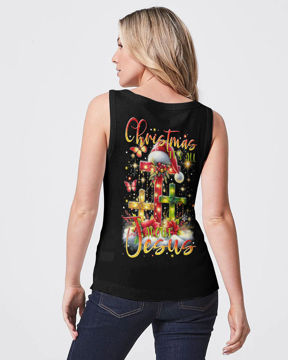 It's All About Jesus Christmas Women's All Over Print Shirt - Tytm2310232, easychoo.com