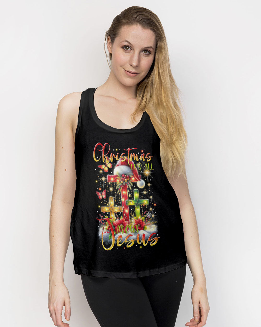 It's All About Jesus Christmas Women's All Over Print Shirt - Tytm2310232, easychoo.com