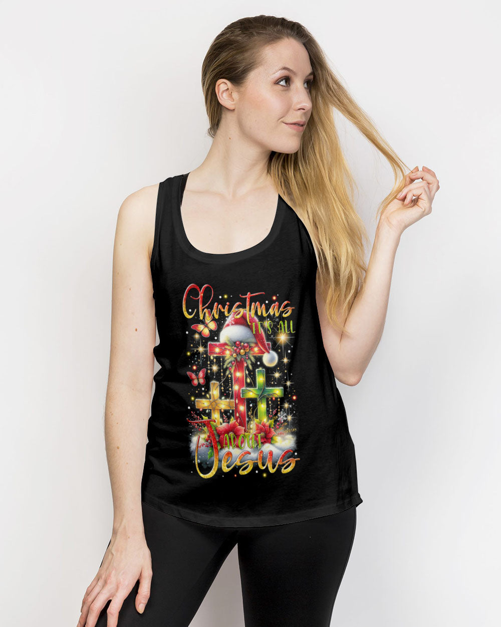 It's All About Jesus Christmas Women's All Over Print Shirt - Tytm2310232, easychoo.com