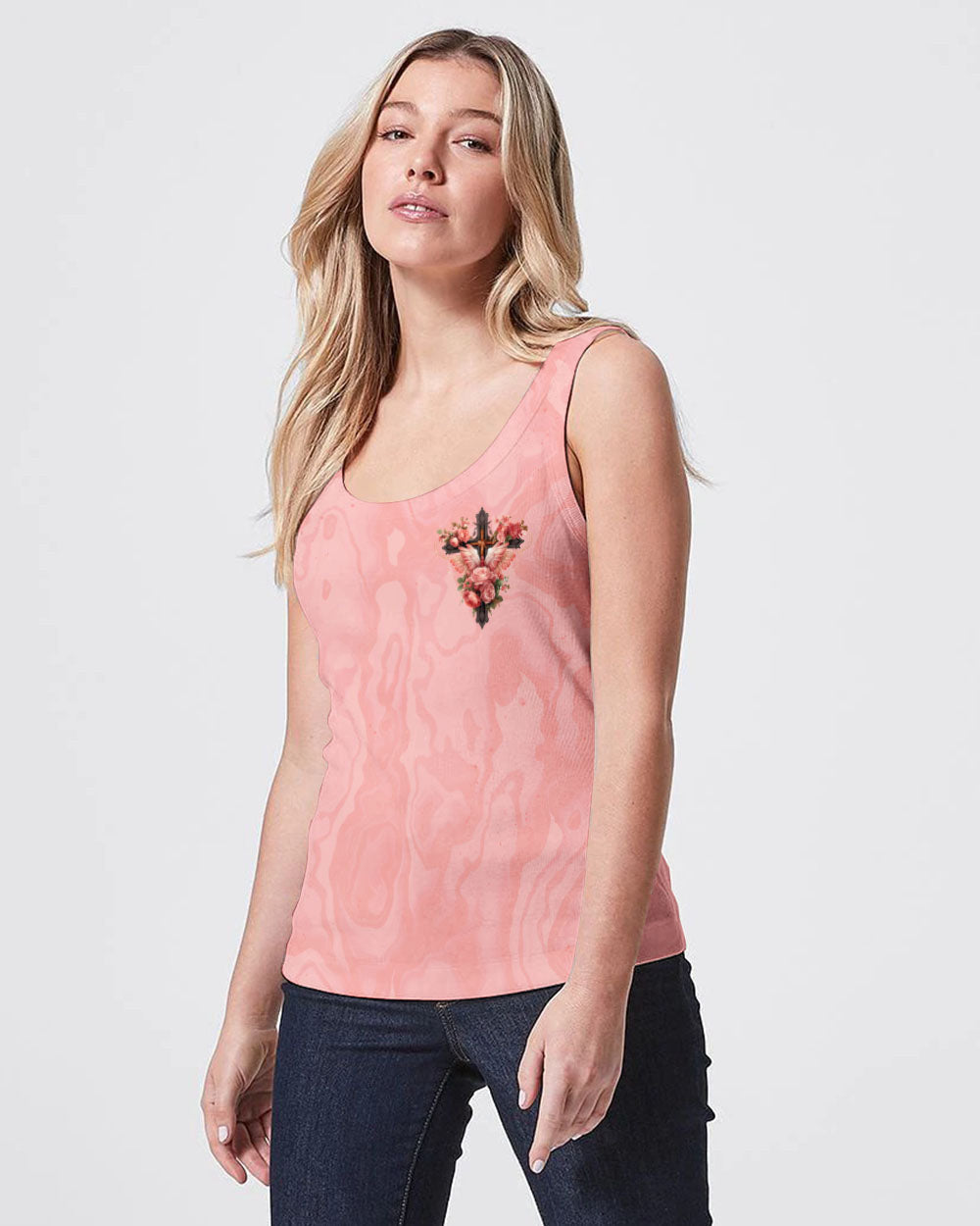 Loved By A Perfect God Women's All Over Print Shirt - Tytm0307231, easychoo.com