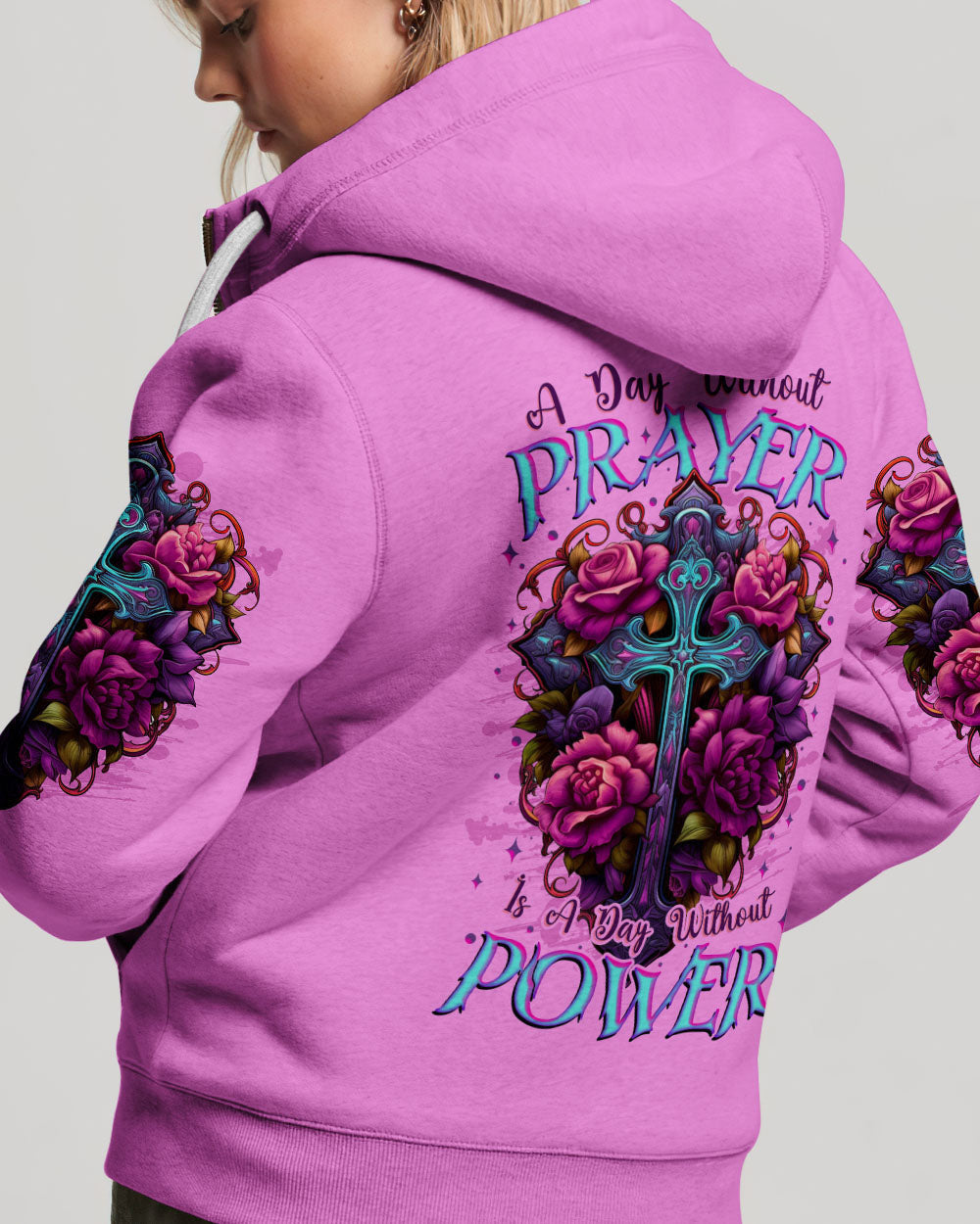 A Day Without Prayer Is A Day Without Power Women's All Over Print Shirt - Tlnz1307232, easychoo.com