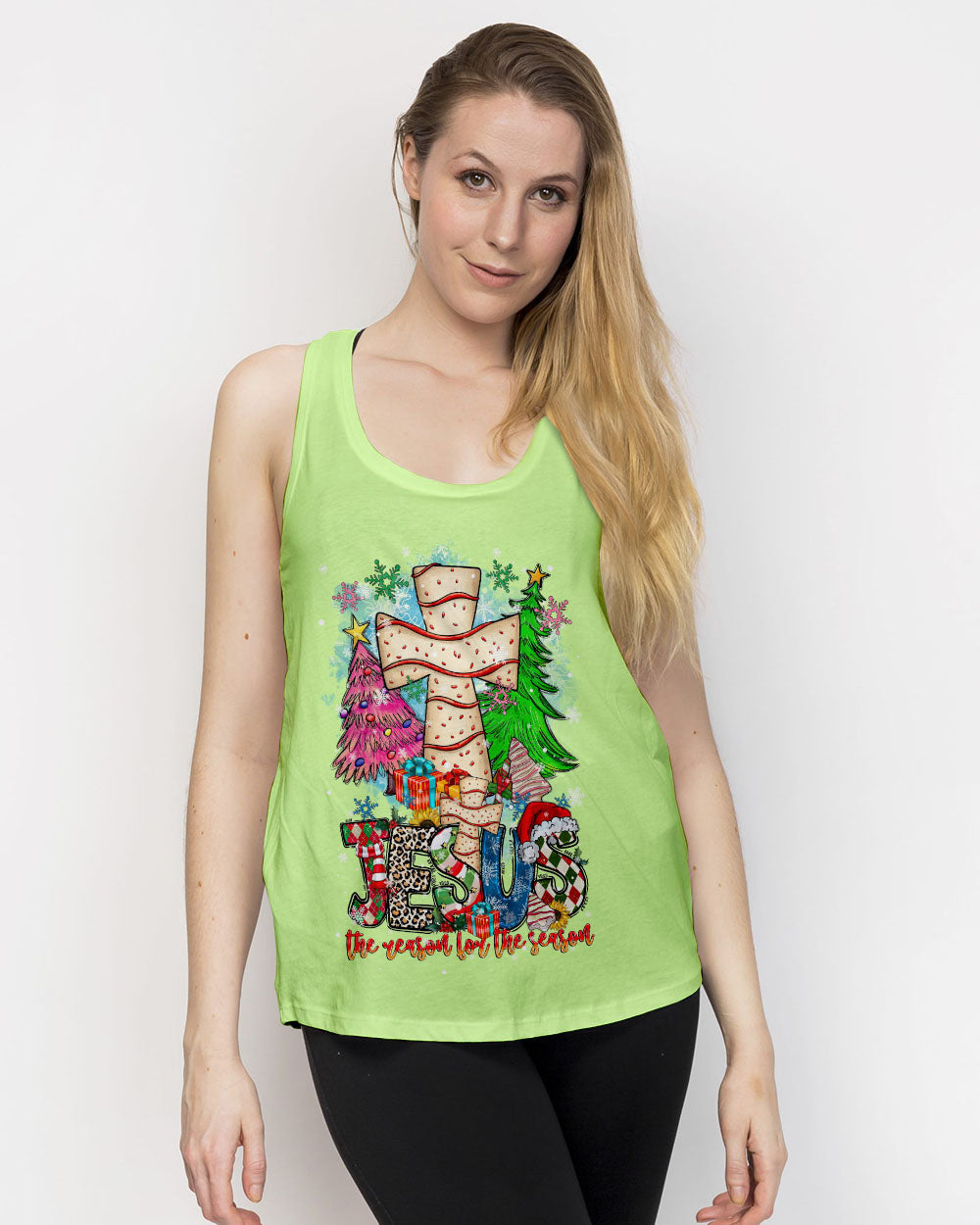 Jesus The Reason Christmas Women's All Over Print Shirt - Tltr2410236, easychoo.com
