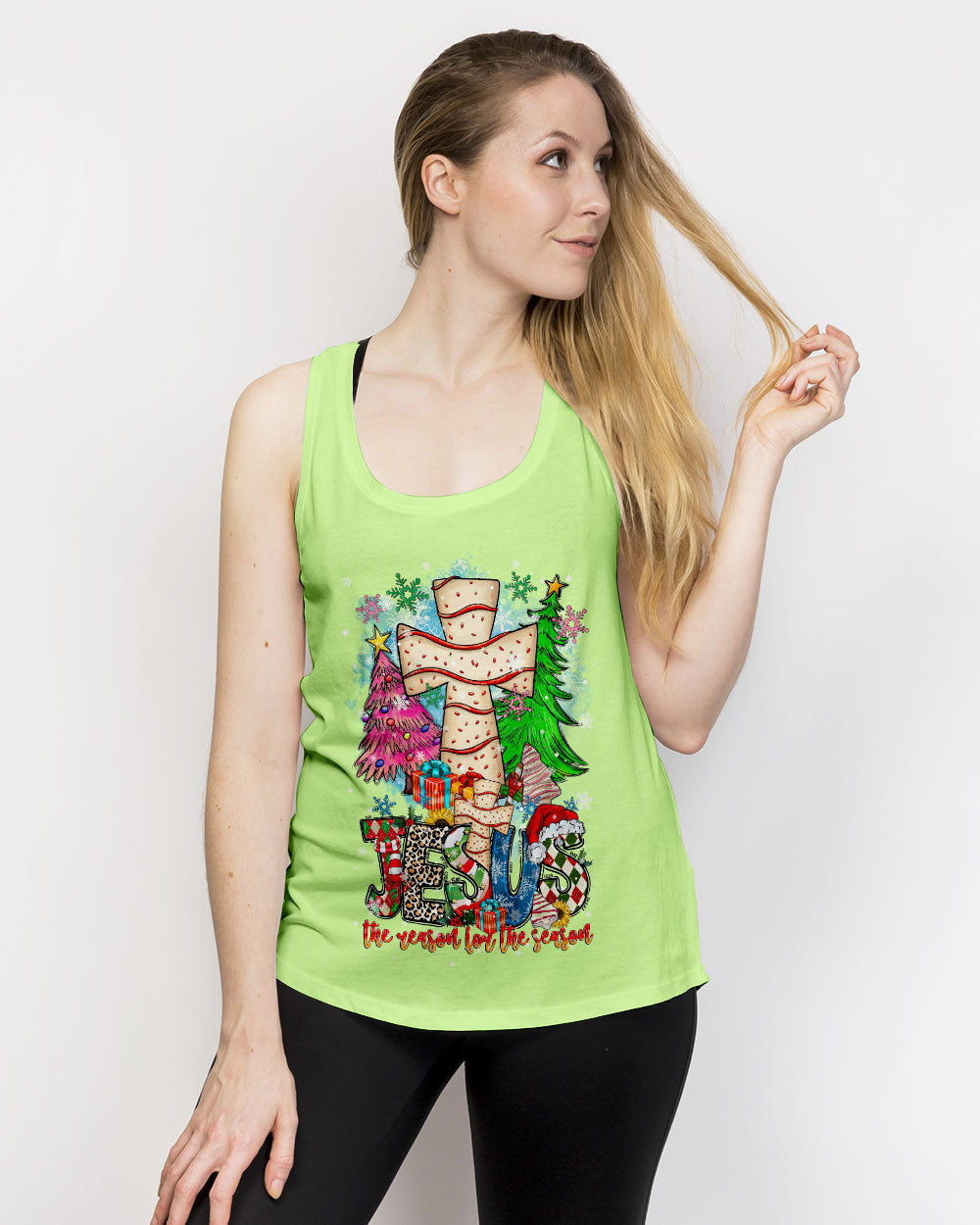 Jesus The Reason Christmas Women's All Over Print Shirt - Tltr2410236, easychoo.com