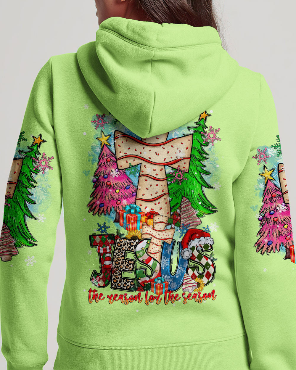 Jesus The Reason Christmas Women's All Over Print Shirt - Tltr2410236, easychoo.com