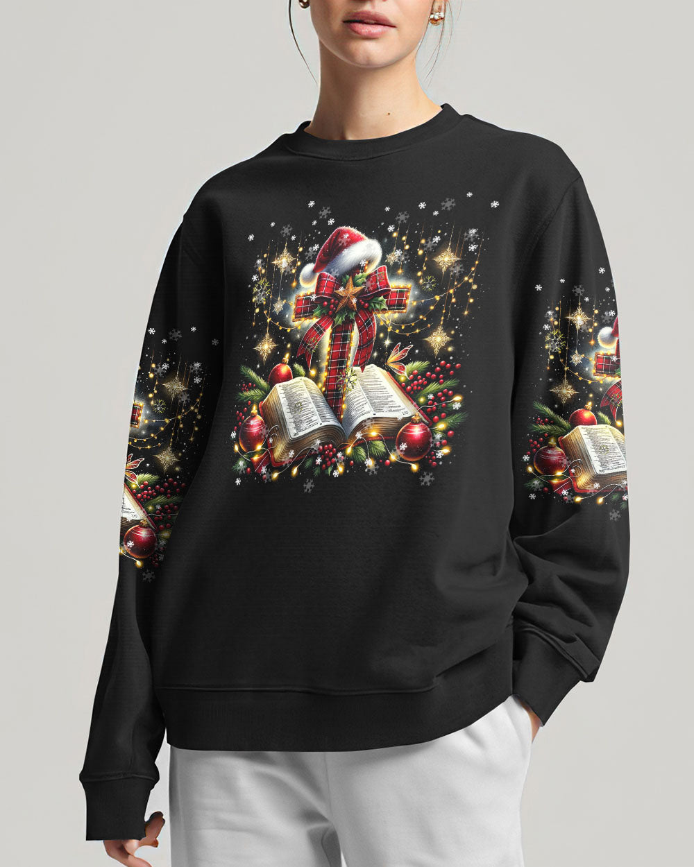 I Fight My Battles Christmas Women's All Over Print Shirt - Tltr2010233, easychoo.com