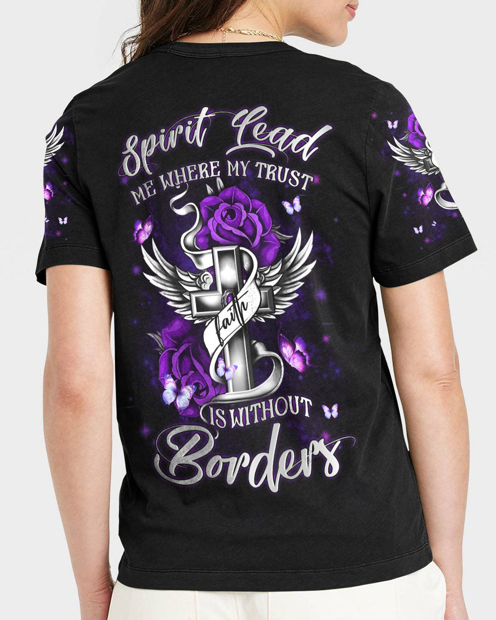 Spirit Lead Me Where My Trust Women's All Over Print Shirt - Yhln2209232, easychoo.com