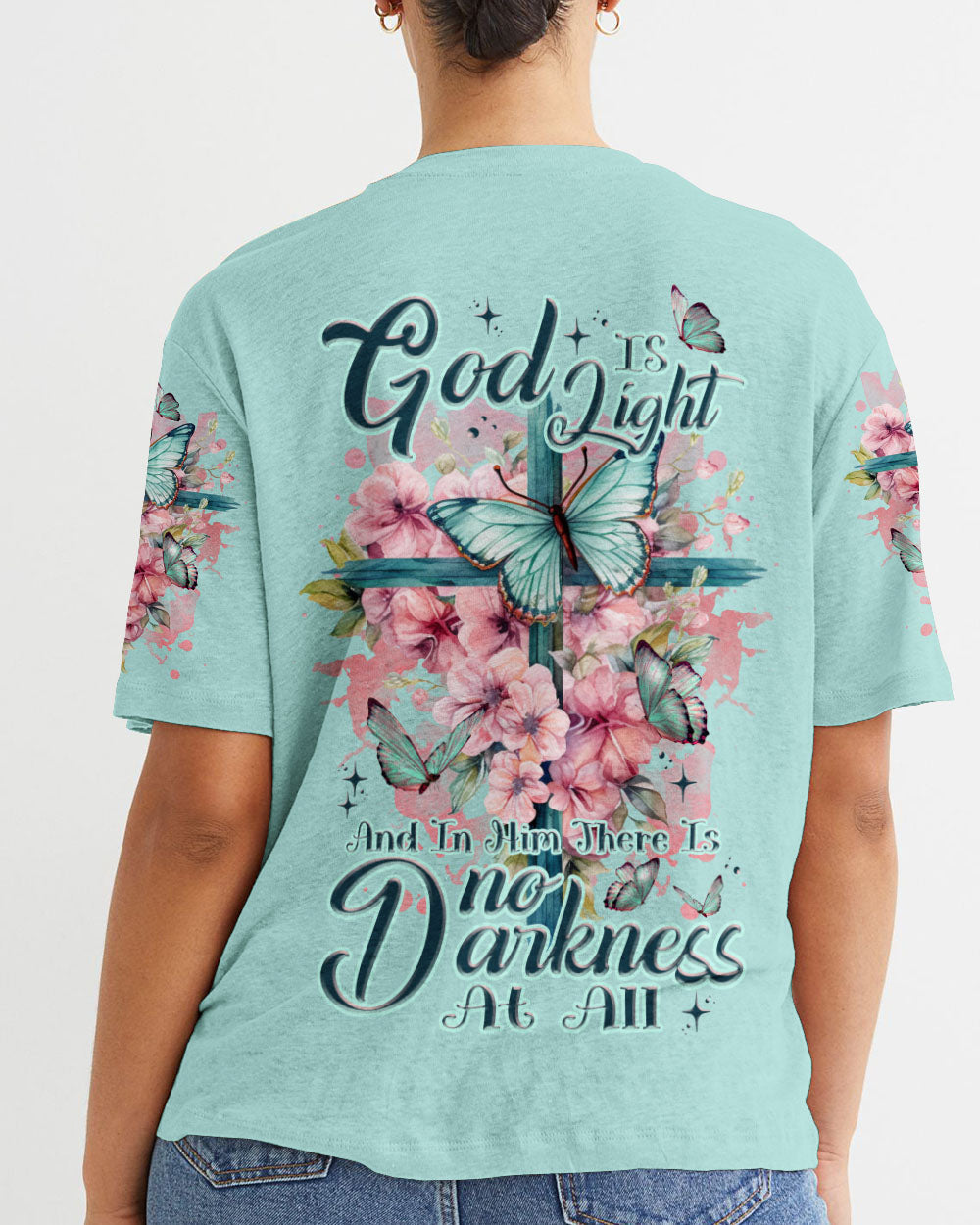 God Is Light Women's All Over Print Shirt - Tlnz0909232, easychoo.com