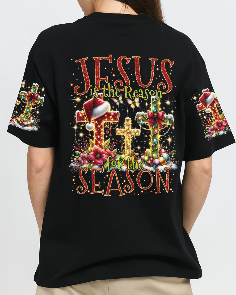 Jesus The Reason Christmas Women's All Over Print Shirt - Tytm1910232, easychoo.com