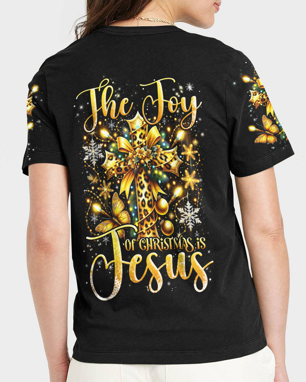 The Joy Of Christmas Is Jesus Women's All Over Print Shirt - Tlnz1910233, easychoo.com