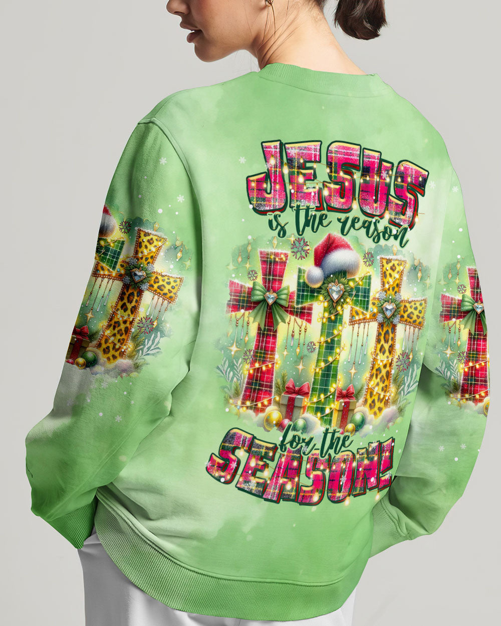 Jesus The Reason Christmas Women's All Over Print Shirt - Tltr1910234, easychoo.com