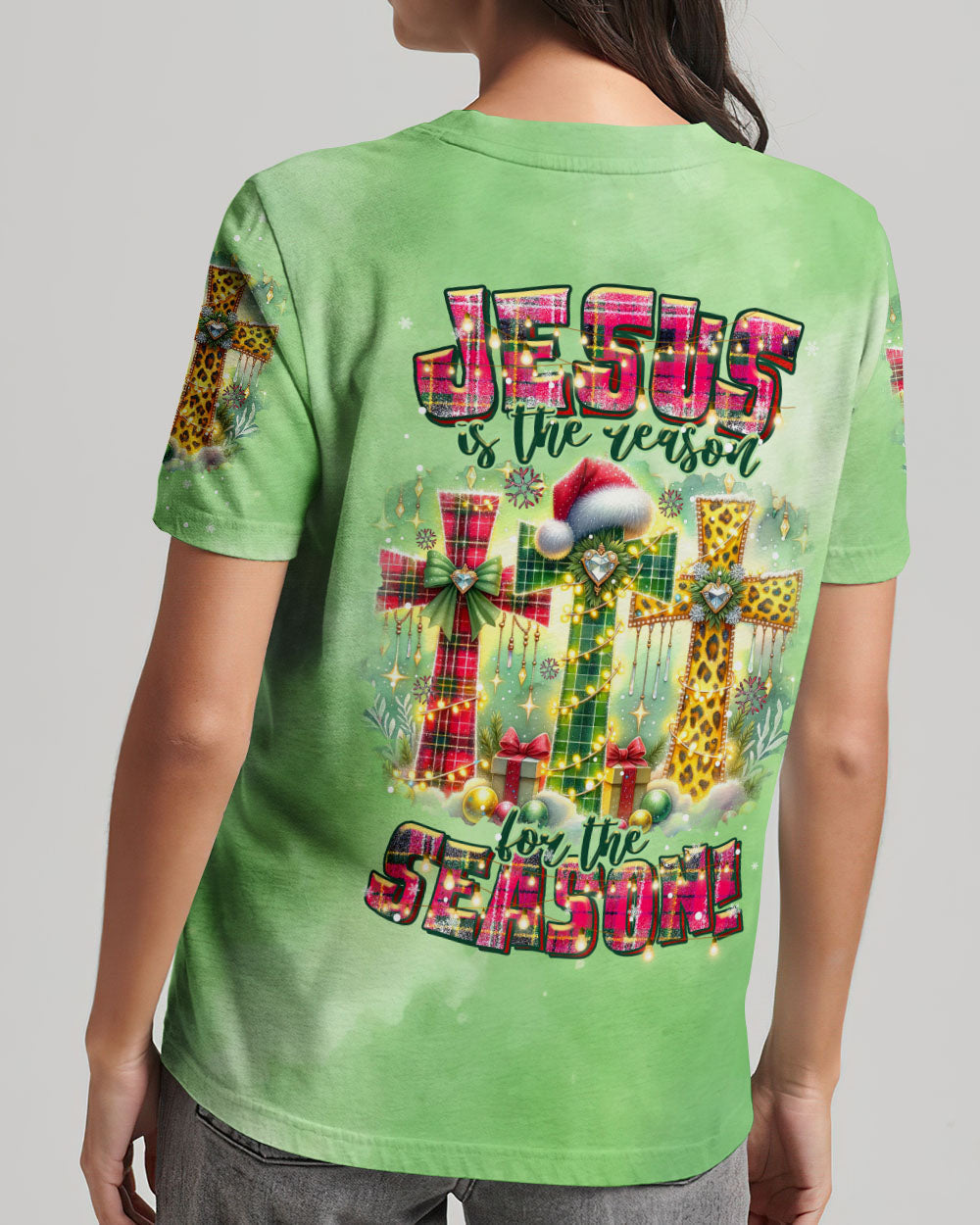 Jesus The Reason Christmas Women's All Over Print Shirt - Tltr1910234, easychoo.com
