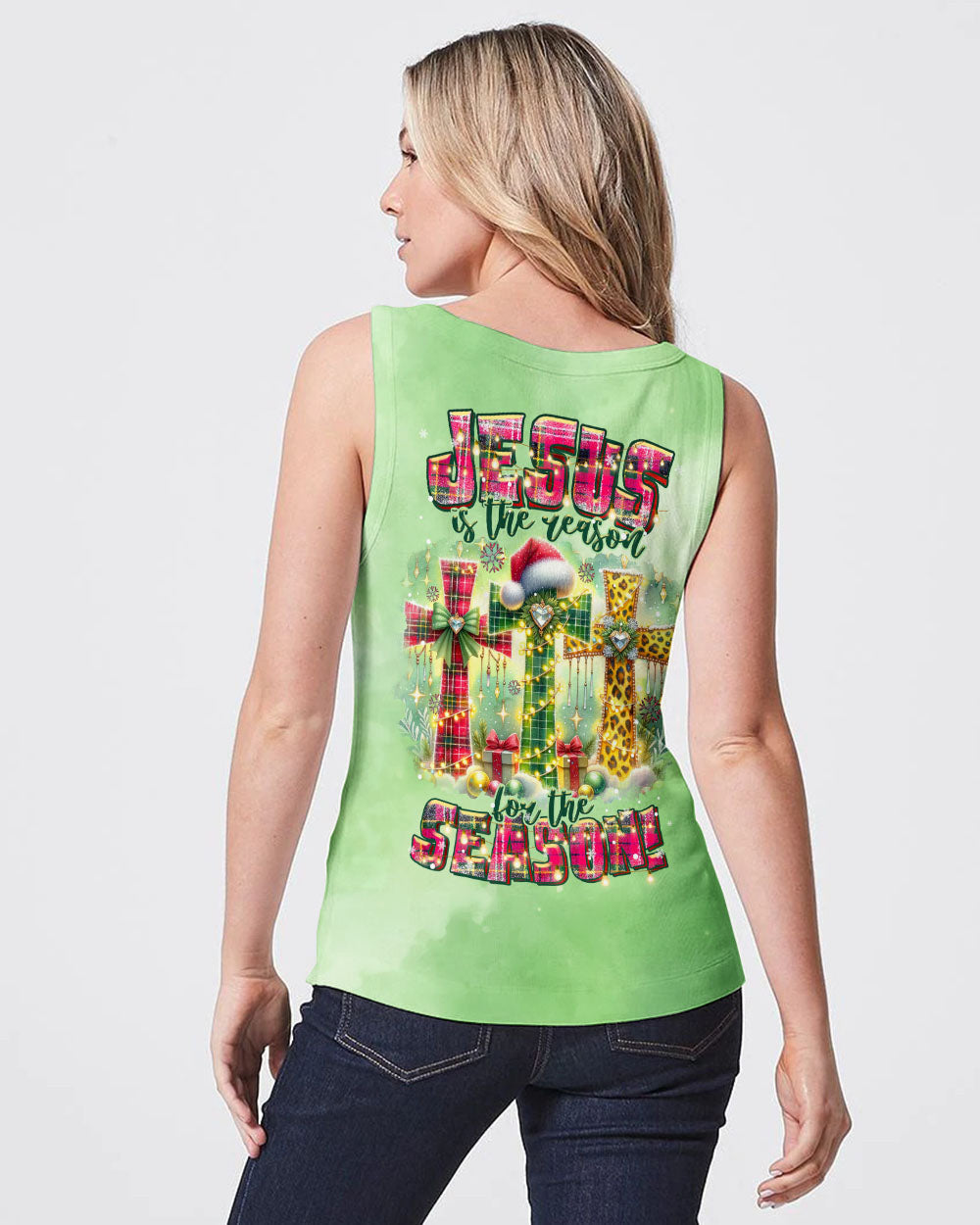 Jesus The Reason Christmas Women's All Over Print Shirt - Tltr1910234, easychoo.com