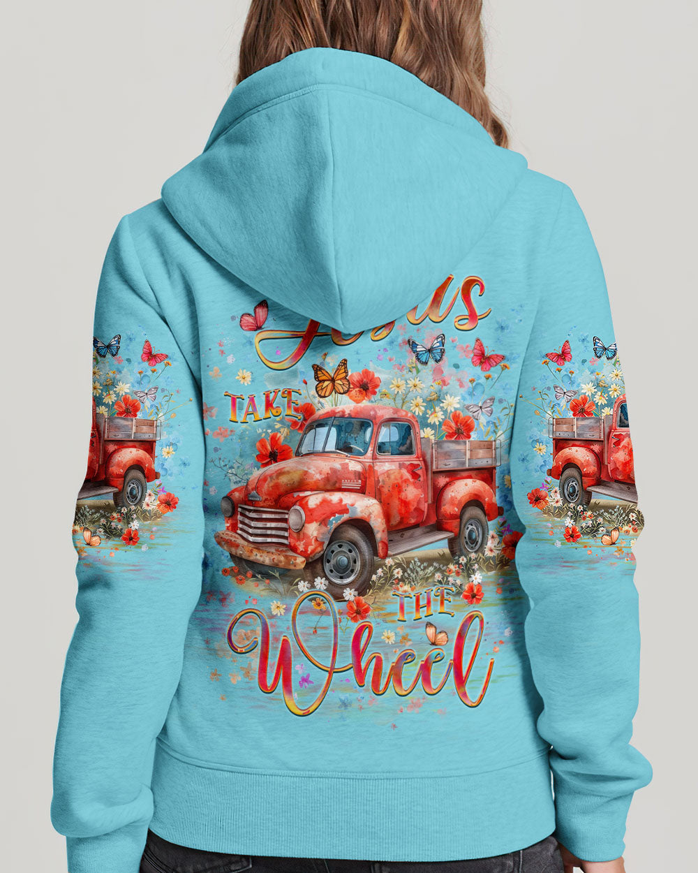Jesus Take The Wheel Women's All Over Print Shirt - Yhlt0706242, easychoo.com
