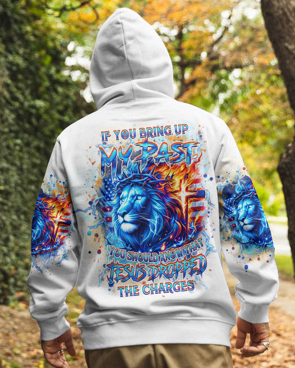 Jesus Dropped The Charges Lion Men's All Over Print Shirt - Yhhn2805244, easychoo.com