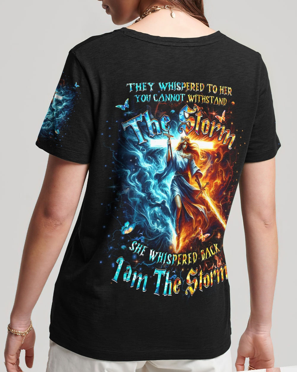 I Am The Storm Women's All Over Print Shirt - Yhlt1904242, easychoo.com